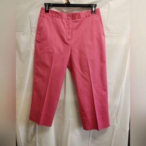 Foxcroft Salmon Pink Cropped Pants Size 10